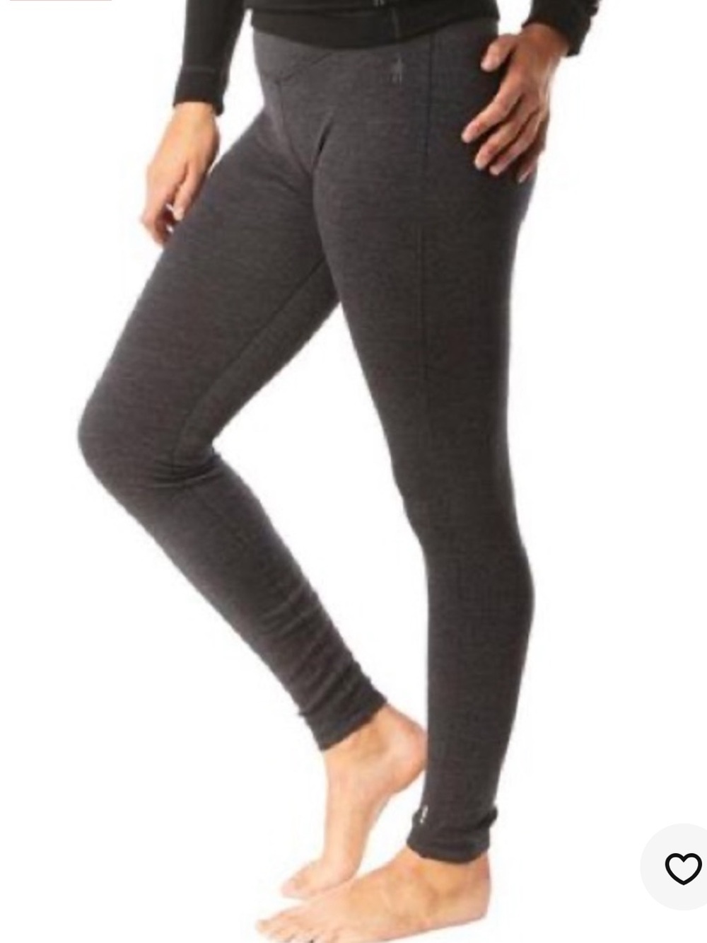 Smartwool Classic 250 Merino Wool Base Layer Legging Gray Womens Large